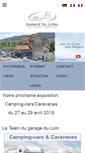 Mobile Screenshot of garagedulion.ch